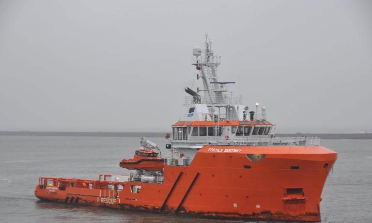 Sentinel Fortix FORTIES SENTINEL - Standby Safety Vessel - местоположение онлайн, IMO ...